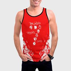 Майка-безрукавка мужская 7 СМЕРТНЫХ ГРЕХОВ МЕЛОДИАС СИМВОЛ ДРАКОН, цвет: 3D-черный — фото 2