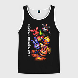 Мужская майка без рукавов Five Nights at Freddys - FNAF - персонажи игры