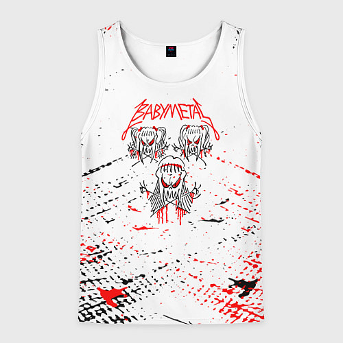 Мужская майка без рукавов BABYMETAL su-metal / 3D-Белый – фото 1