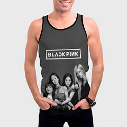 Майка-безрукавка мужская BLACKPINK BW Divas, цвет: 3D-черный — фото 2