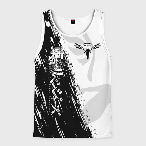 Мужская майка без рукавов WALHALLA TEAM LOGO BLACK ТОКИЙСКИЕ МСТИТЕЛИ / 3D-Белый – фото 1