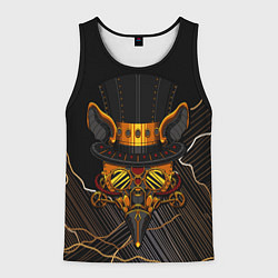 Мужская майка без рукавов Стимпанк Шапочник