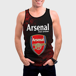 Майка-безрукавка мужская АРСЕНАЛ Pro Sport - Разводы, цвет: 3D-черный — фото 2