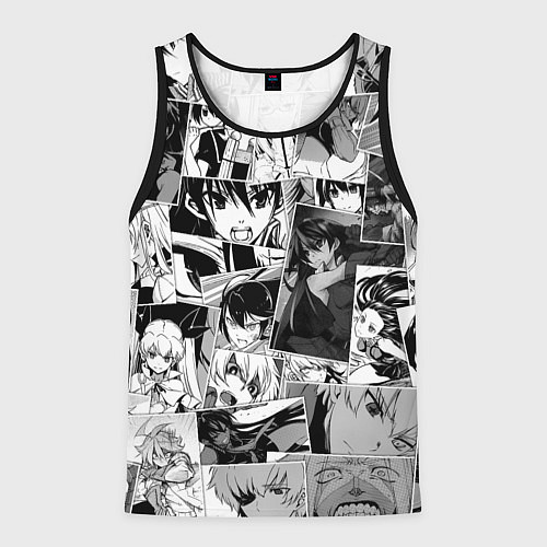 Мужская майка без рукавов Убийца Акамэ pattern / 3D-Черный – фото 1