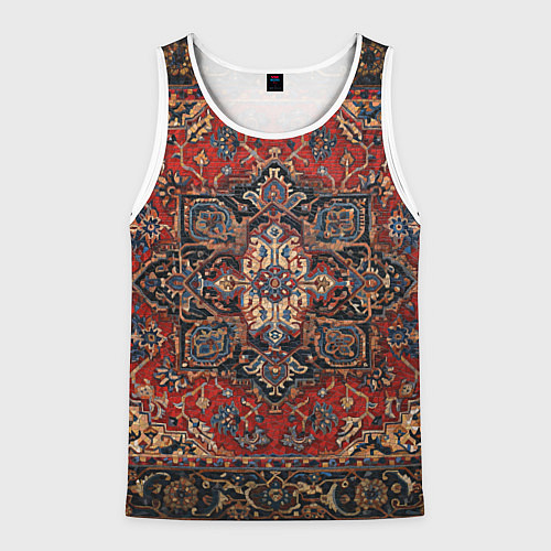 Мужская майка без рукавов КОВЁР ПАЛАС / 3D-Белый – фото 1