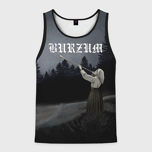 Мужская майка без рукавов Burzum - Filosofem / 3D-Черный – фото 1