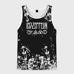 Мужская майка без рукавов LED ZEPPELIN texture вода