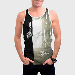 Майка-безрукавка мужская Burzum - Belus, цвет: 3D-белый — фото 2
