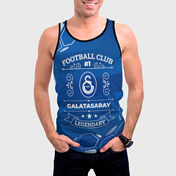 Майка-безрукавка мужская Galatasaray FC 1, цвет: 3D-черный — фото 2