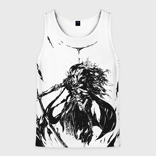 Мужская майка без рукавов МАЛЕНИЯ ELDEN RING ЭЛДЕН РИНГ / 3D-Белый – фото 1