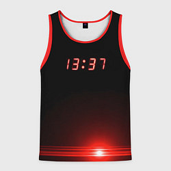 Майка-безрукавка мужская 1337 Elite, цвет: 3D-красный