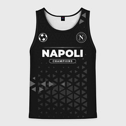 Майка-безрукавка мужская Napoli Форма Champions, цвет: 3D-черный