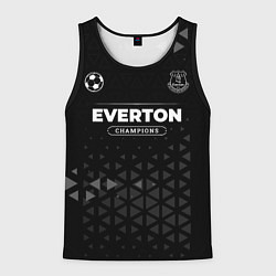 Майка-безрукавка мужская Everton Форма Champions, цвет: 3D-черный