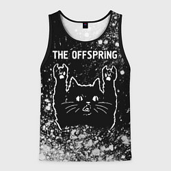 Майка-безрукавка мужская The Offspring Rock Cat, цвет: 3D-черный