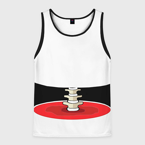 Мужская майка без рукавов Мясная Вырезка / 3D-Черный – фото 1