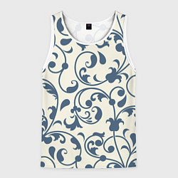 Мужская майка без рукавов Гжелевый вьюнок