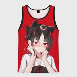 Мужская майка без рукавов Грустная Кагуя