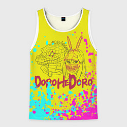 Майка-безрукавка мужская Никайдо и Кайман арт, цвет: 3D-белый