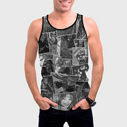 Майка-безрукавка мужская Дота 2 паттерн, цвет: 3D-черный — фото 2