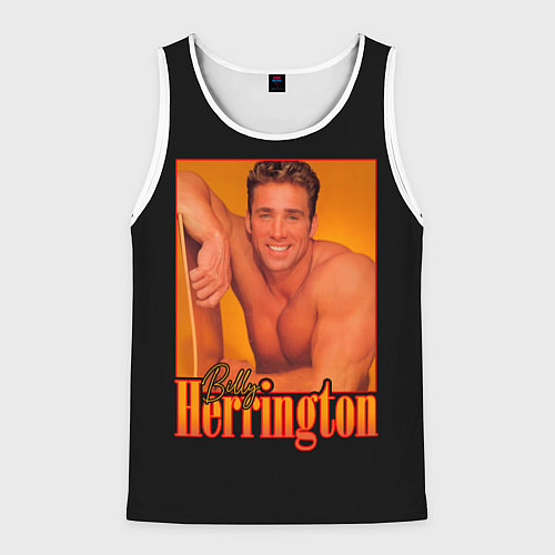 Мужская майка без рукавов Billy Herrington Aniki Билли / 3D-Белый – фото 1