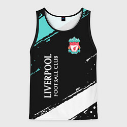 Майка-безрукавка мужская Liverpool footba lclub, цвет: 3D-черный