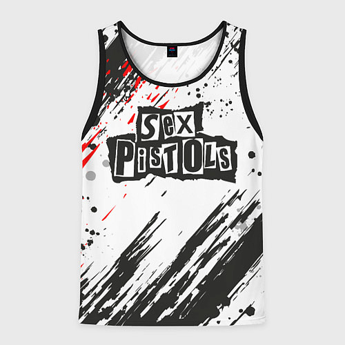 Мужская майка без рукавов Sex Pistols Big Logo / 3D-Черный – фото 1