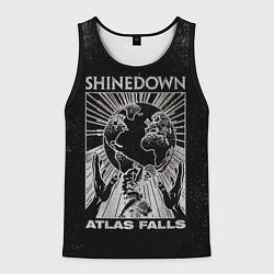 Майка-безрукавка мужская Atlas Falls - Shinedown, цвет: 3D-черный