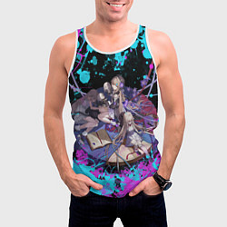 Майка-безрукавка мужская Грета Honkai star rail, цвет: 3D-белый — фото 2