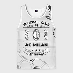 Мужская майка без рукавов AC Milan Football Club Number 1 Legendary