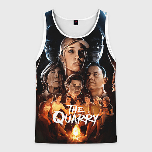 Мужская майка без рукавов The Quarry Монстр и Персонажи / 3D-Белый – фото 1