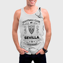 Майка-безрукавка мужская Sevilla Football Club Number 1 Legendary, цвет: 3D-белый — фото 2