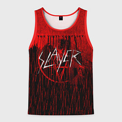 Майка-безрукавка мужская The Vinyl Conflict - Slayer, цвет: 3D-красный