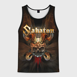 Мужская майка без рукавов SABATON САБАТОН SKULL