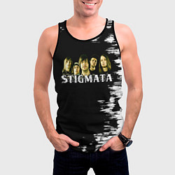 Майка-безрукавка мужская Группа Stigmata, цвет: 3D-черный — фото 2