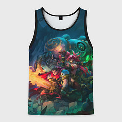Майка-безрукавка мужская Battle Chasers, цвет: 3D-черный