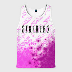 Майка-безрукавка мужская S T A L K E R 2 Pro Gaming, цвет: 3D-белый