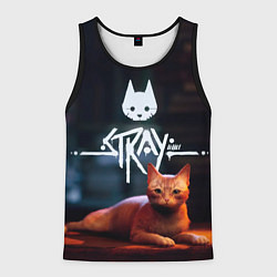 Мужская майка без рукавов Stray: Бродячий кот