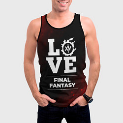 Майка-безрукавка мужская Final Fantasy Love Классика, цвет: 3D-черный — фото 2