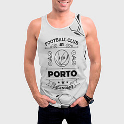 Майка-безрукавка мужская Porto Football Club Number 1 Legendary, цвет: 3D-белый — фото 2