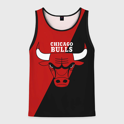 Мужская майка без рукавов Chicago Bulls NBA / 3D-Черный – фото 1