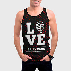 Майка-безрукавка мужская Sally Face Love Классика, цвет: 3D-черный — фото 2