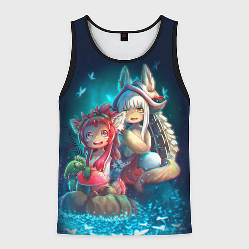 Мужская майка без рукавов Наначи и Митти из аниме Сделано в бездне / 3D-Черный – фото 1