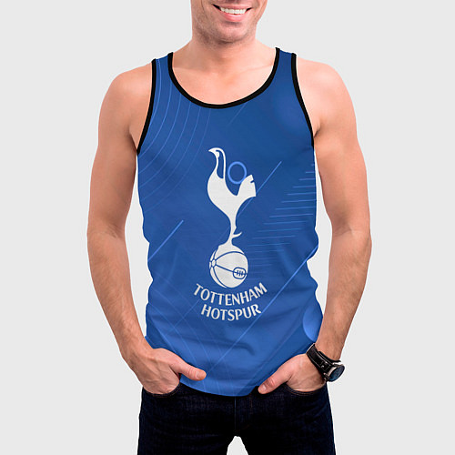 Мужская майка без рукавов Tottenham hotspur SPORT / 3D-Черный – фото 3