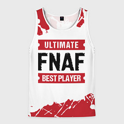 Майка-безрукавка мужская FNAF: Best Player Ultimate, цвет: 3D-белый