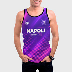 Майка-безрукавка мужская Napoli legendary sport grunge, цвет: 3D-черный — фото 2