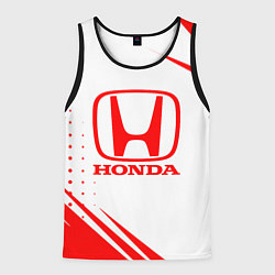 Майка-безрукавка мужская Honda - sport, цвет: 3D-черный