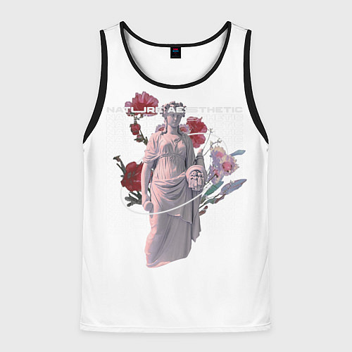 Мужская майка без рукавов Nature Aesthetic / 3D-Черный – фото 1