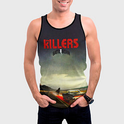 Майка-безрукавка мужская Battle Born - The Killers, цвет: 3D-черный — фото 2