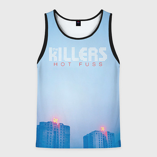 Мужская майка без рукавов Hot Fuss - The Killers / 3D-Черный – фото 1
