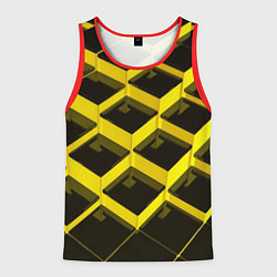 Мужская майка без рукавов Желтые ступеньки